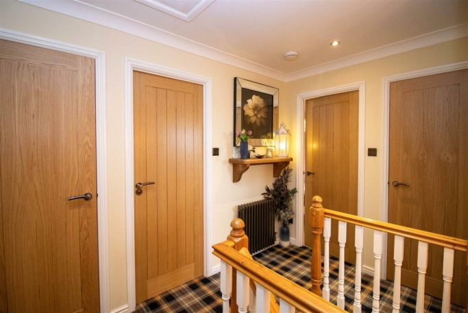 Solid oak doors Glasgow Interior solid oak door installation in Glasgow by BSM Contracts