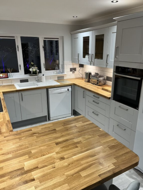 Glasgow kitchen and utility room Kitchen and utility room installation in Glasgow by BSM Contracts